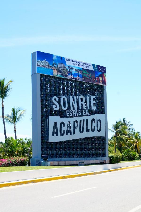 Penthouse Con Jacuzzi En Acapulco Diamante Apartment Bagian luar foto